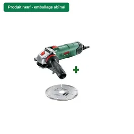 Bosch PWS 850-125 Meuleuse à main avec AVH et disque diamanté