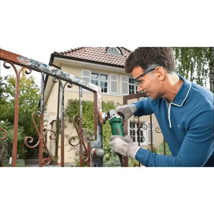 Bosch PWS 850-125 Meuleuse à main avec AVH et disque diamanté