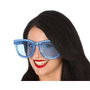 BigBuy Carnival Lunettes XXL Bleu avec Lumière