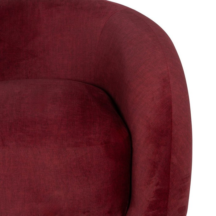 BigBuy Home Fauteuil Bordeaux Bois Foam BigBuy Home Fauteuil Bordeaux Bois Foam