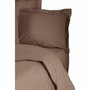 BigBuy Home Parure de couette Marron 3 Pièces - Lit king size