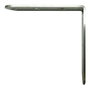Edm Équerre de renfort AN24 acier zingué 100 x 100 x 19 mm lot de 4 blister