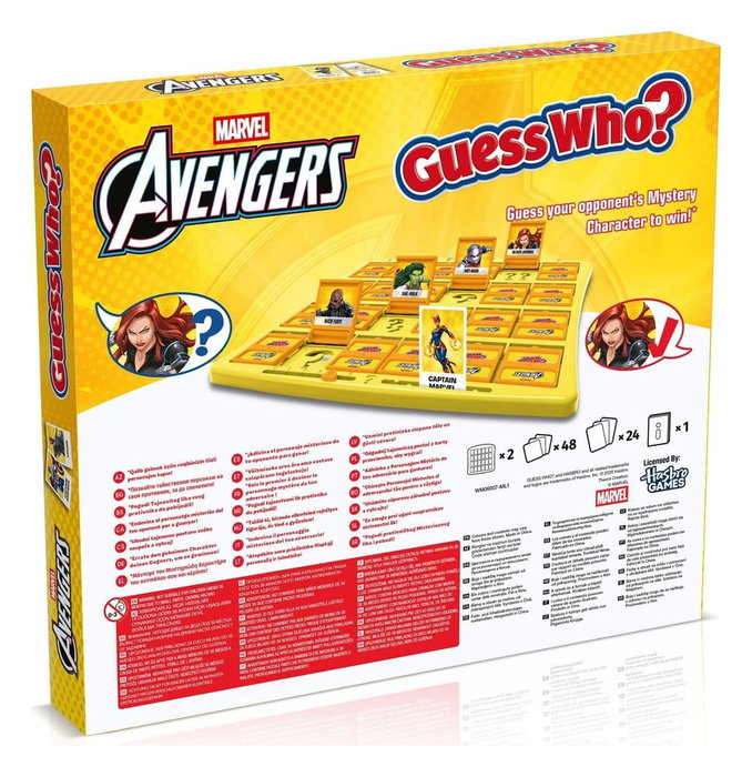 Winning Moves Marvel jeu de plateau Qui est-ce? Avengers Winning Moves Marvel jeu de plateau Qui est-ce? Avengers