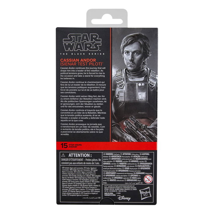 Star Wars: Andor Black Series figurine Cassian Andor (Sienar Test Pilot) 15 cm Star Wars: Andor Black Series figurine Cassian Andor (Sienar Test Pilot) 15 cm