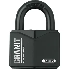 ABUS Cadenas de sécurité Granit Plus 63MM avec anse protégée en acier cémenté, 55 mm