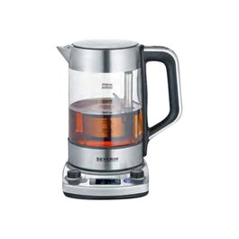 Severin Bouilloire électrique en acier inoxydable 1.7 L, WK 3422, arrêt automatique, bec verseur, 3000 W