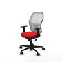 Chaise de Bureau Piqueras y Crespo 1D036N0 Rouge
