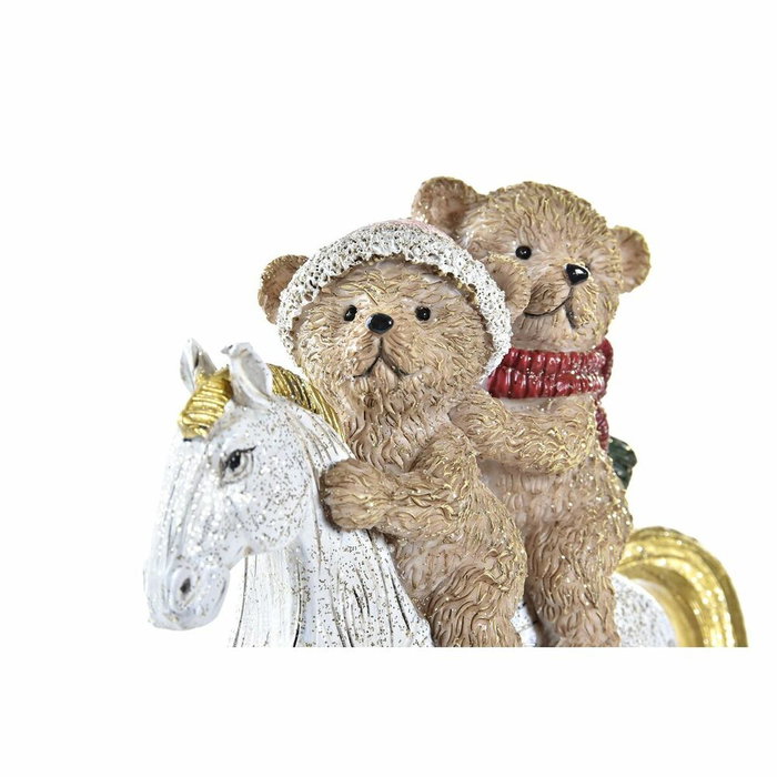 Décorations de Noël DKD Home Decor Résine (14 x 4,5 x 15 cm) (2 Unités)