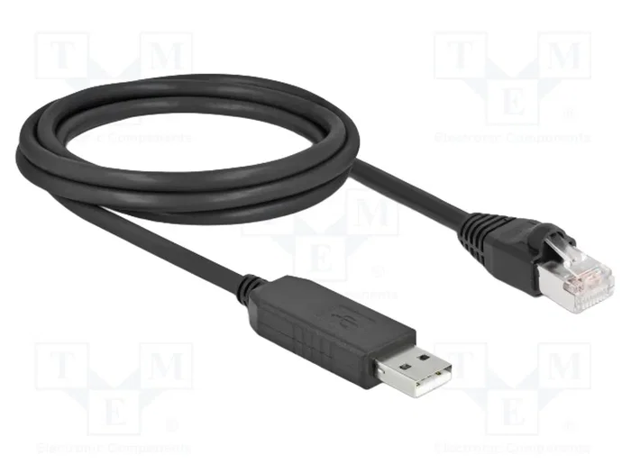 DELOCK Câble USB A vers RJ45 2m noir DELOCK Câble USB A vers RJ45 2m noir