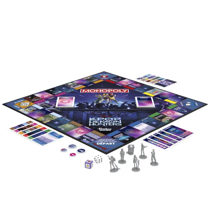 Monopoly KPOP Demon Hunters Multicolore