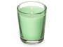 Acorde Lot de 6 bougies en verre parfum jasmin 16x6x11 cm vert (Set de 12)