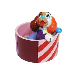 Enesco Figurine Mini Lady by Britto La Dama et le Vagabundo
