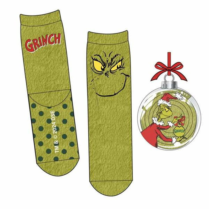 Cerdá Chaussette Anti-Dérapante de Noël The Grinch Taille 38-45 Cerdá Chaussette Anti-Dérapante de Noël The Grinch Taille 38-45