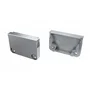 Tapón Final Perfíl Tipo SILEDA - Aluminium - Blanco - Con Agujero