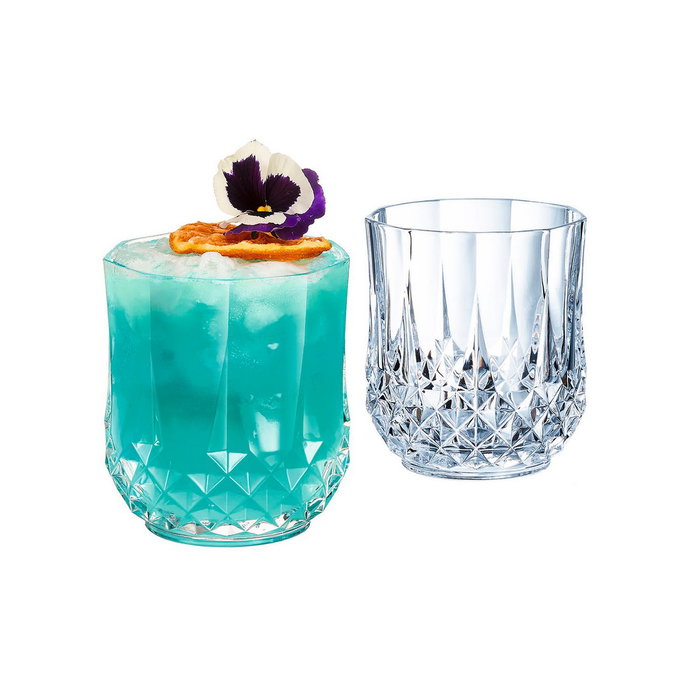 Arcoroc Set de 6 Verres Bas West Loop Cristalin 32 cL en Verre Transparent