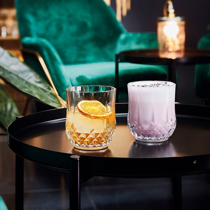 Arcoroc Set de 6 Verres Bas West Loop Cristalin 32 cL en Verre Transparent