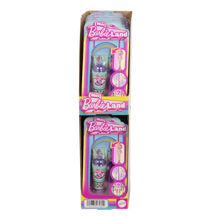 Barbie Mini BarbieLand Pop Reveal - Mini-poupée 1,5" - JCR22 Barbie Mini BarbieLand Pop Reveal - Mini-poupée 1,5" - JCR22