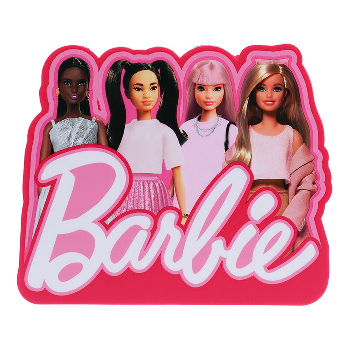 Paladone Barbie Box Light Lampe Décorative 16x20 cm LED Néon Bubblegum avec Piles AAA