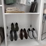 HERRAJES ALK Zapatero extensible à fixation frontale ou latérale - Rangement extensible pour chaussures - Modèle Zambo - Réf. 9037.101/9037.102