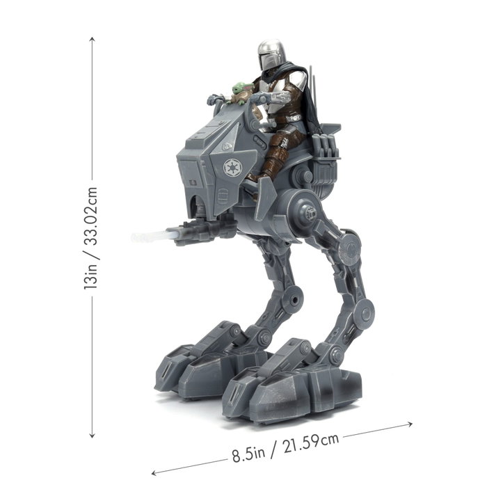 Jada Toys Star Wars AT-RT Imperial Remnant Walker 33 cm avec Mandalorien et Grogu