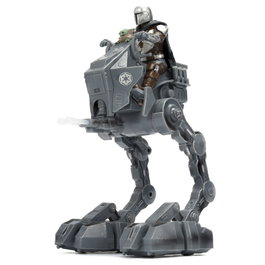 Jada Toys Star Wars AT-RT Imperial Remnant Walker 33 cm avec Mandalorien et Grogu