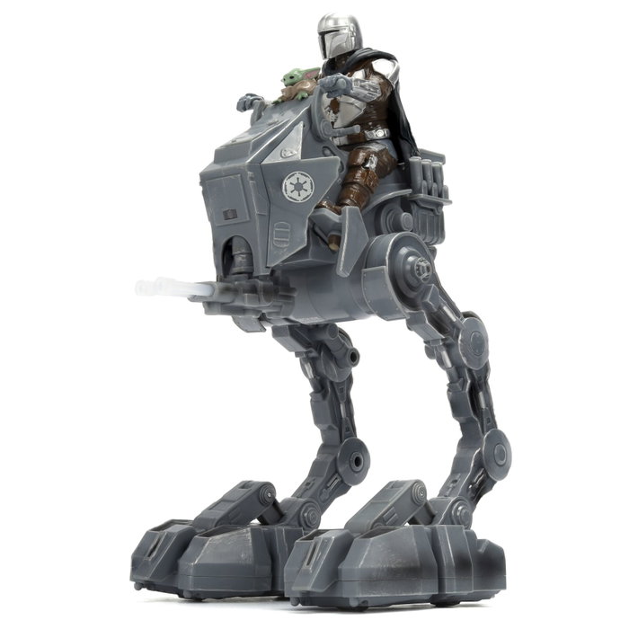 Jada Toys Star Wars AT-RT Imperial Remnant Walker 33 cm avec Mandalorien et Grogu