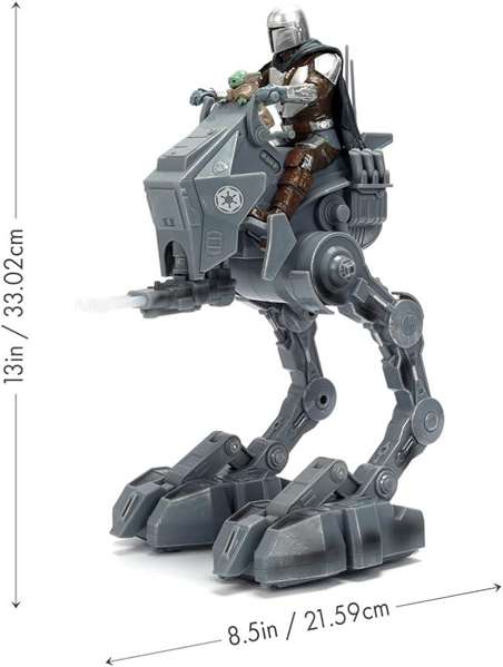 Jada Toys Star Wars: The Mandalorian & Grogu figurine RC 1/12 Imperial Remnant AT-RT 33 cm