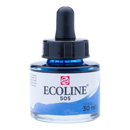 Ecoline Aquarelle Liquide Bleu Outremer Clair 505, 30 ml