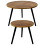 Home Deco Factory Duo de tables gigognes Felix