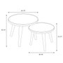 Home Deco Factory Duo de tables gigognes Felix