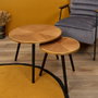 Home Deco Factory Duo de tables gigognes Felix