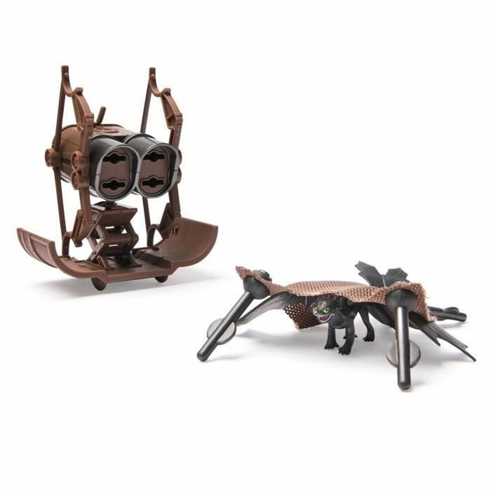 Spinmaster Coffret Chasseur de Dragons avec 5 mini figurines et lance-grappin Spinmaster Coffret Chasseur de Dragons avec 5 mini figurines et lance-grappin