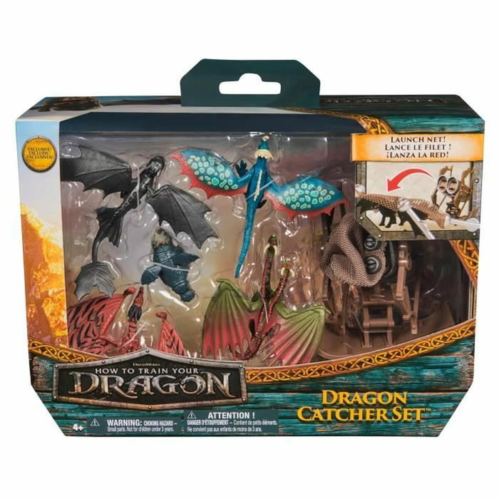 Spinmaster Coffret Chasseur de Dragons avec 5 mini figurines et lance-grappin Spinmaster Coffret Chasseur de Dragons avec 5 mini figurines et lance-grappin
