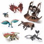 Spinmaster Coffret Chasseur de Dragons avec 5 mini figurines et lance-grappin