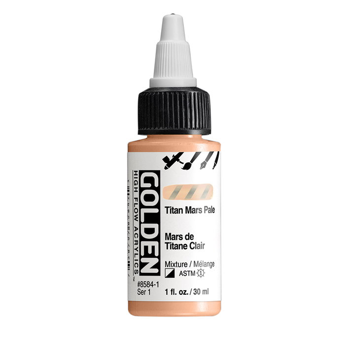 Golden High Flow Colores Acrílicos Titanico Marte Claro 30 ml Golden High Flow Colores Acrílicos Titanico Marte Claro 30 ml