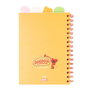 ERIK - Carnet A5 Marvel Deadpool, 80 pages, couverture souple, reliure Wire-O, pages à pointillés, 4 intercalaires