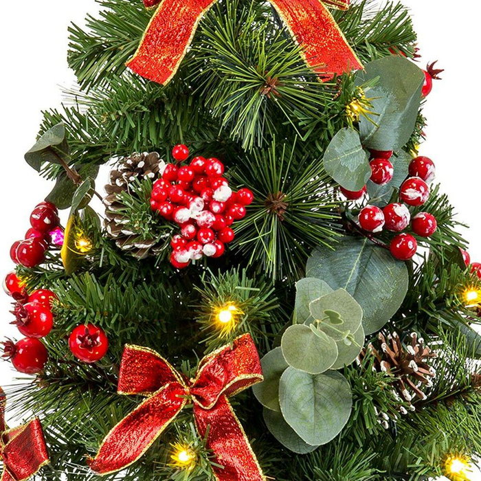 BigBuy Home Sapin de Noël Multicouleur PVC 25 x 25 x 50 cm