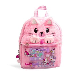 Aquarius Cosmetic Lulu & Duki Martinelia Sac à Maquillage pour Enfants 3+ Ans, 6 Fards à Paupières, Rouge à Lèvres, Vernis à Ongles et Séparateur d'Orteils, 26 x 22 x 7 cm