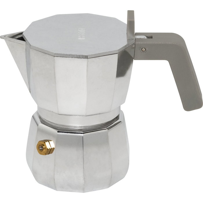 Alessi Cafetière Moka DC06/1 1 Tasse Argent