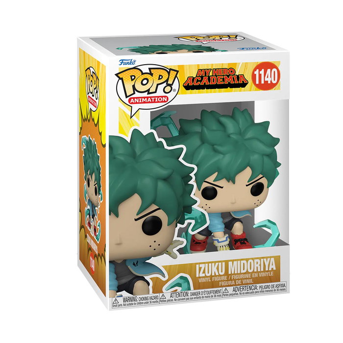 Funko Pop - Figurine My Hero Academia : Deku avec gants - 58035 - Version multilingue (Anglais, Français, Allemand, Italien, Portugais, Espagnol)