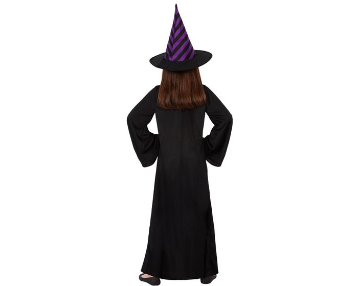 Déguisement Étudiant Magicien Enfant Unisex 7-9 Ans avec Tunique et Chapeau
