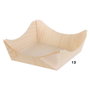Cook Concept Jeu de 12 barquettes carrées en bois de pin