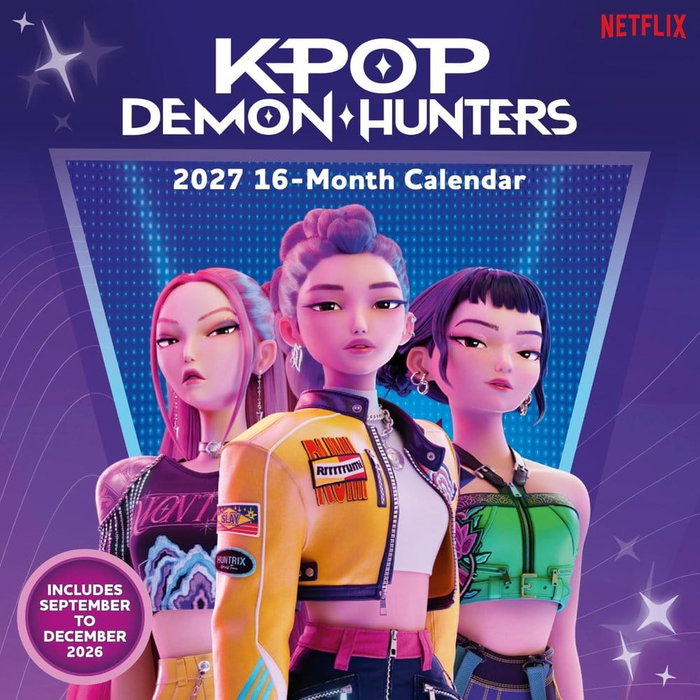 Pyramid International Calendrier Mural Carré KPop Demon Hunters (2027) 30 x 30 cm Pyramid International Calendrier Mural Carré KPop Demon Hunters (2027) 30 x 30 cm