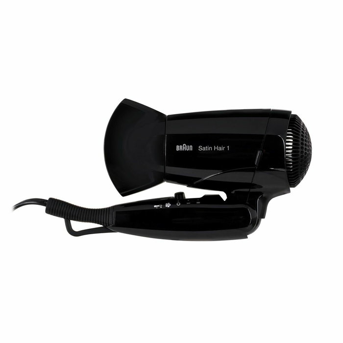 Braun Satin Hair 1 HD130 BRHD130E - Sèche-cheveux de voyage compact noir - 1000 W Braun Satin Hair 1 HD130 BRHD130E - Sèche-cheveux de voyage compact noir - 1000 W