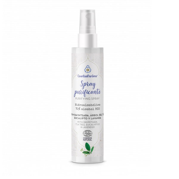 ESENTIAL AROMS Spray Purifiant Hydroalcoolique Bio 100ml ESENTIAL AROMS Spray Purifiant Hydroalcoolique Bio 100ml