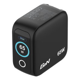 Verbatim Mini GaN Charger 65W avec écran 2xUSB-C + 1xA 30238