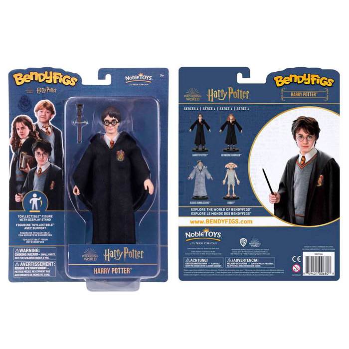 The Noble Collection Bendyfigs Harry Potter avec baguette The Noble Collection Bendyfigs Harry Potter avec baguette