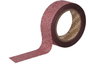 Innspiro Cinta masking tape rouge pailletée 15mm x 6,5m Serie Glitter
