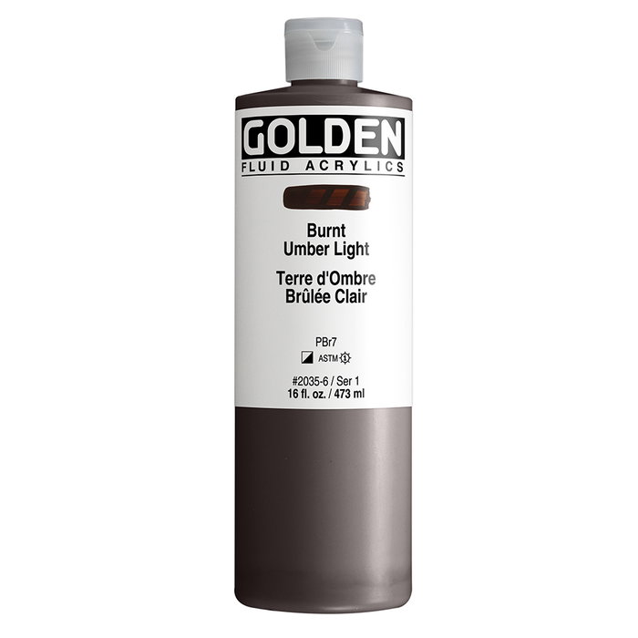 Golden Fluid Terre d'Ombre Brûlée Claire 473 ml Golden Fluid Terre d'Ombre Brûlée Claire 473 ml