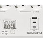 Salicru SPS SAFE 5S+ Multiprise Blanche avec 5 prises Schuko et 3 ports USB